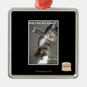 may I haz dis dance? Metal Tree Decoration