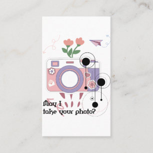 May I take your photo? Business Card