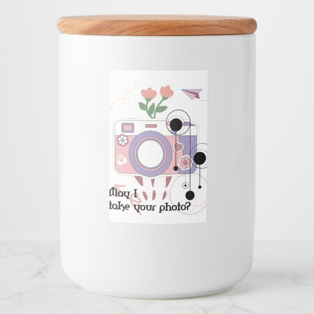 May I take your photo?  Food Label (Front)