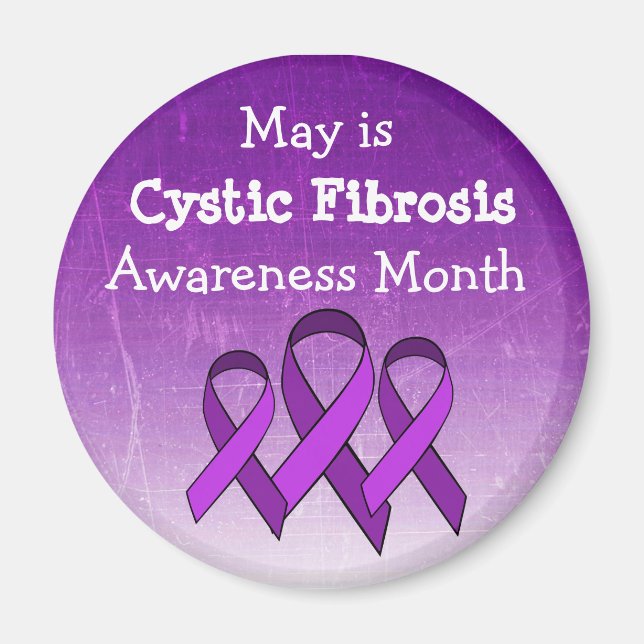 May is Cystic Fibrosis Awareness Month Magnet (Front)