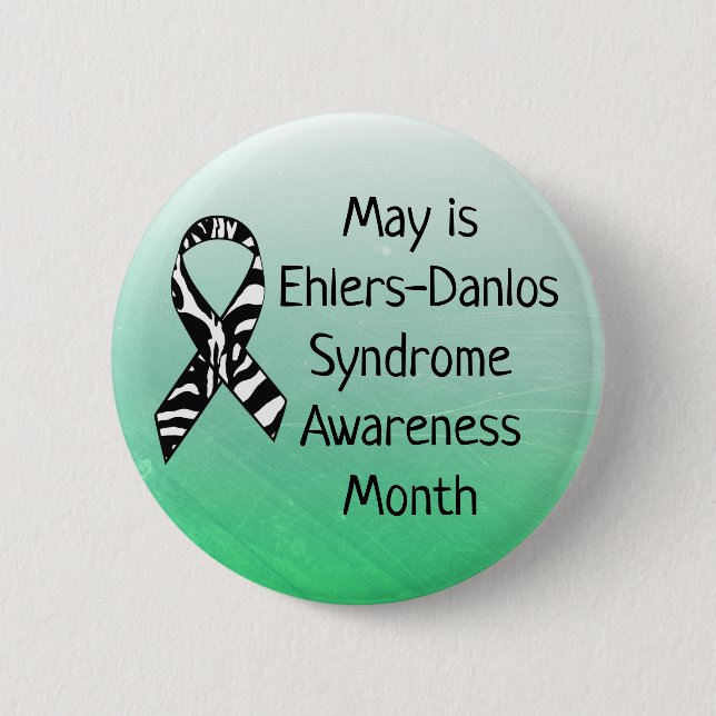 May is  Ehlers-Danlos syndrome  Month Button (Front)