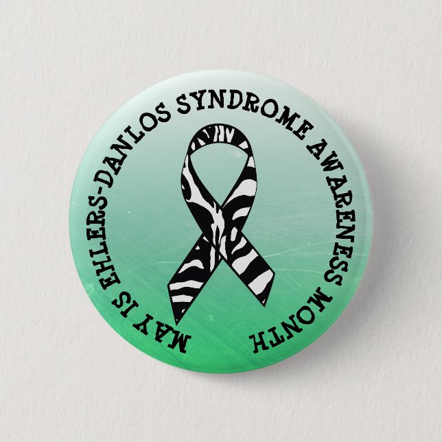 May is  Ehlers-Danlos syndrome  Month Button (Front)