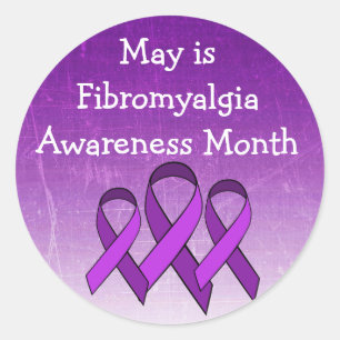 May is Fibromyalgia Awareness Month Stickers