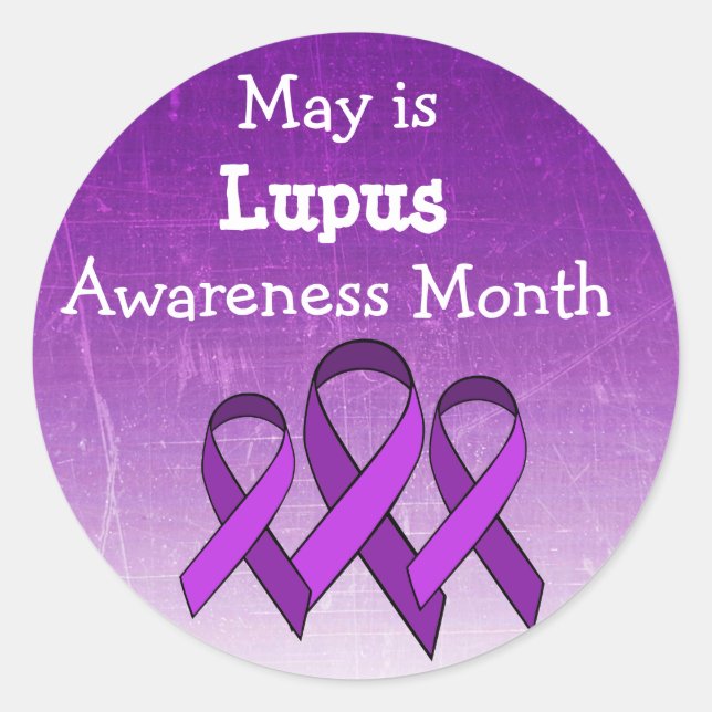 May is Lupus Awareness Stickers (Front)