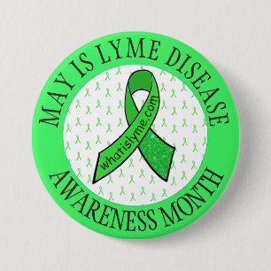 May is Lyme Disease Awareness Month Lime Button
