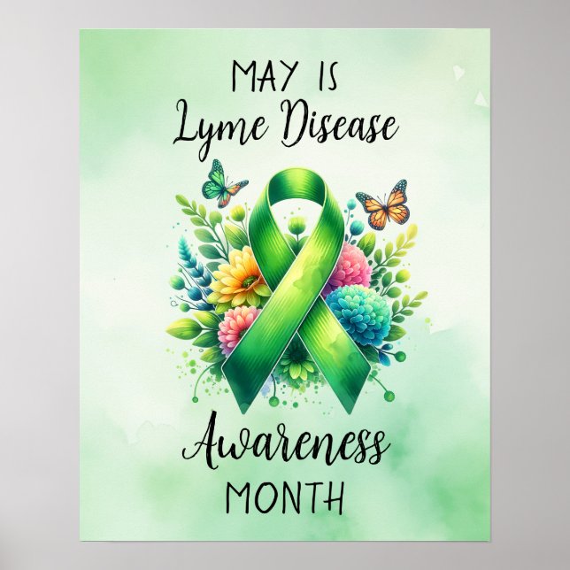 May is Lyme Disease Awareness Month Poster (Front)