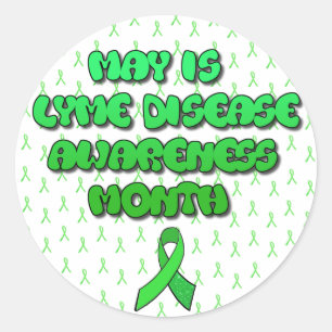 May is Lyme Disease Awareness Month Stickers
