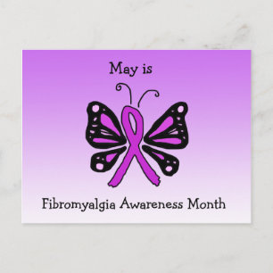 May is National Fibromyalgia Awareness Month Postcard