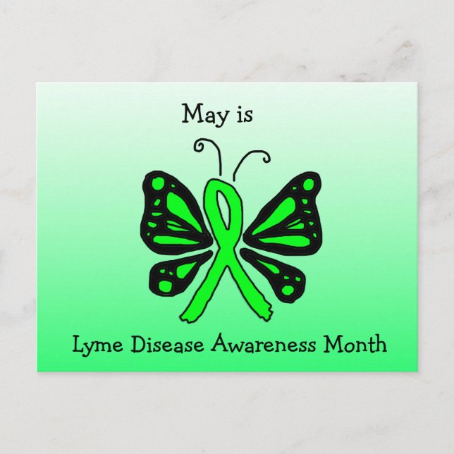 May is National  Lyme Disease Awareness Month Postcard (Front)