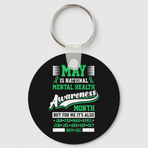 May Is National Mental Health Awareness Month Posi Key Ring