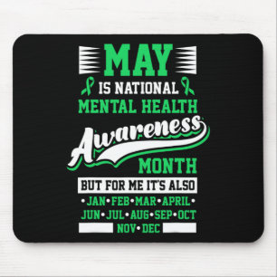 May Is National Mental Health Awareness Month Posi Mouse Mat