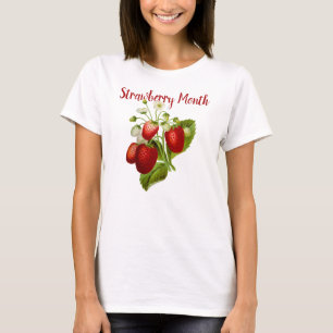 May is Strawberry Month, Vintage Strawberries T-Shirt