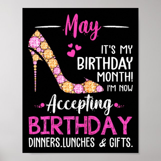 May Its My Birthday Month Poster (Front)