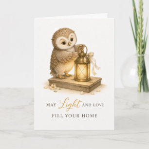 May Light and Love Fill Your Home Greeting Card
