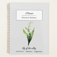 MAY LILY OF THE VALLEY BIRTH FLOWER PERSONALIZED