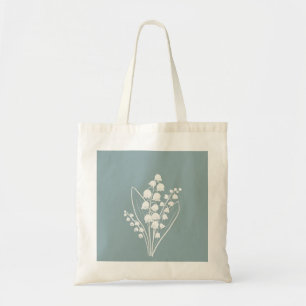 May Lily of the Valley Floral Bouquet Tote Bag