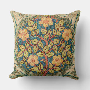 May Morris Rose Wreath Cushion
