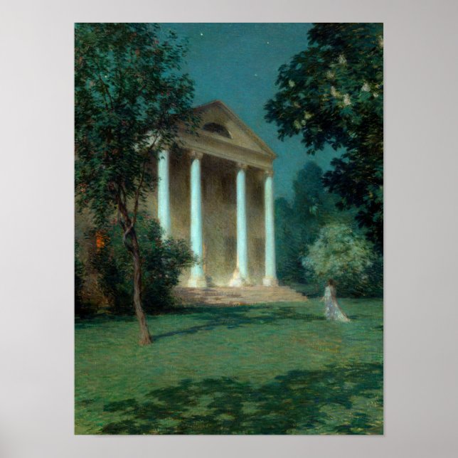 May Night, 1906 by  Willard Leroy Metcalf Poster (Front)