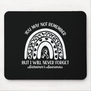 May Not Remember Alzheimerheimer's Awareness Month Mouse Mat