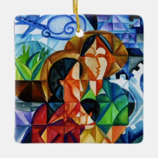 May Peace Prevail On Earth International Artist Ceramic Ornament