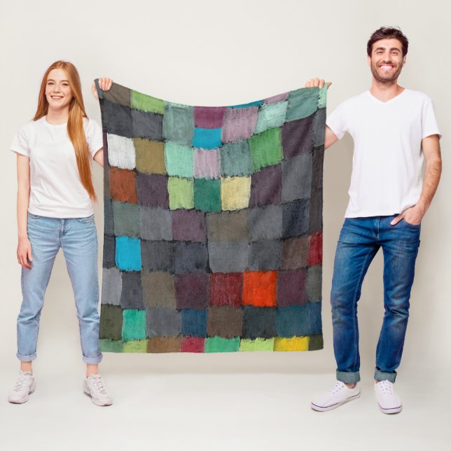 May Picture by Paul Klee 1925 Fleece Blanket (In Situ)