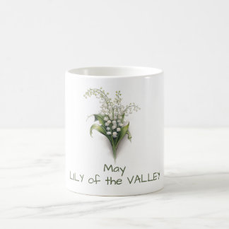 May primary birth flower Lily of the valley mug