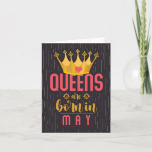 May Queens Happy Birthday Card