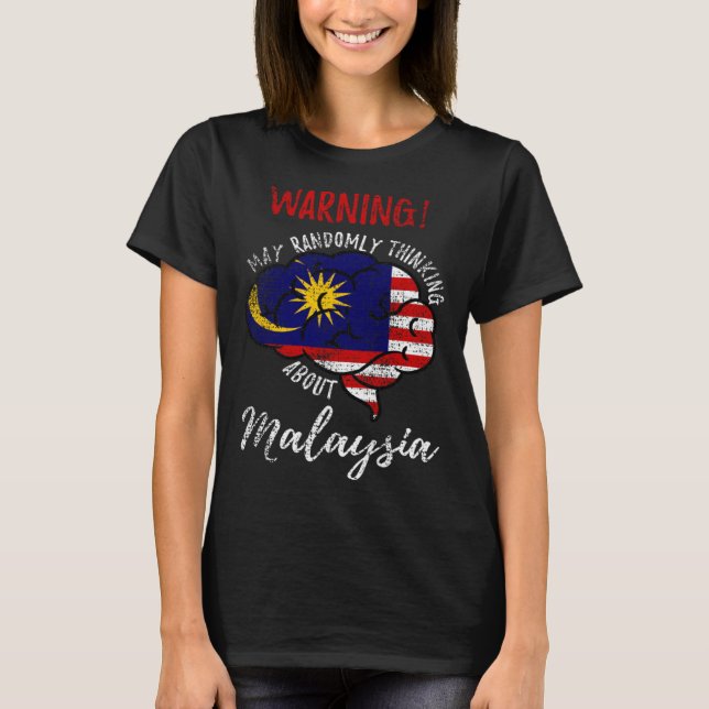 May Randomly Thinking About Malaysia Malaysian Roo T-Shirt (Front)