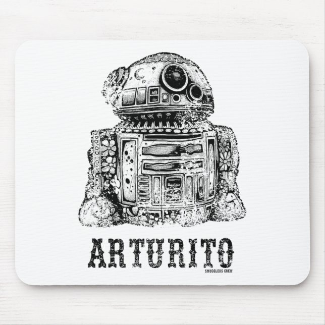May The 4th-cinco De Mayo Arturito  Mouse Mat (Front)