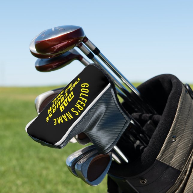 May the Course Be with You Custom Putter Cover (In Situ)