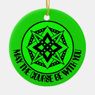May the Course Be With You, Merry Disc-Mas Ceramic Tree Decoration