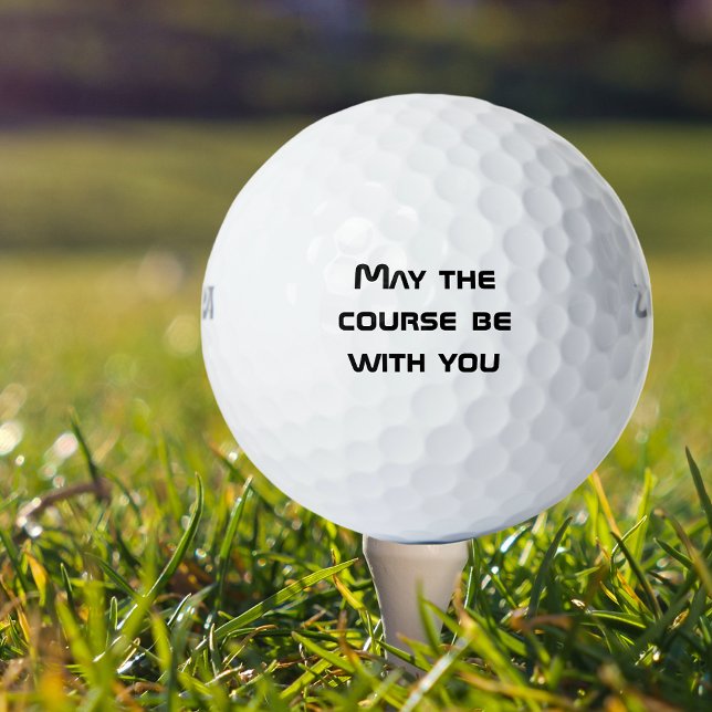 May the Course be With your Funny Golf Balls (Creator Uploaded)