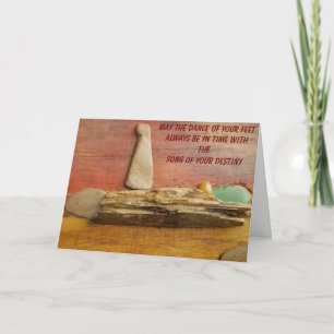May the dance of your feet Blank Greeting Card