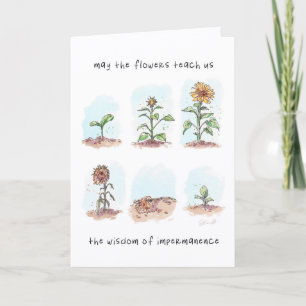 May the flowers Quote Card