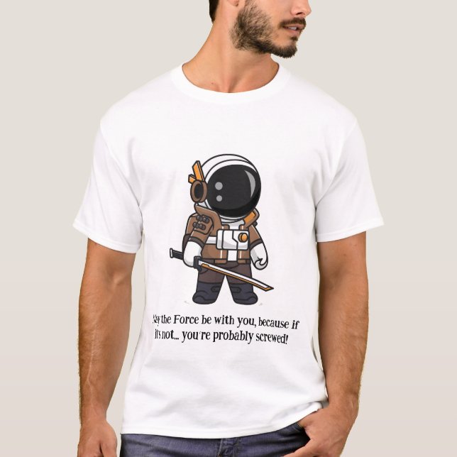 May The Force Be With You - T-Shirt (Front)