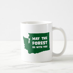 May the Forest Be With You Washington Coffee Mug