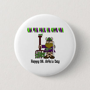 May The Fork Be With You - St. Urho's Day Buttons