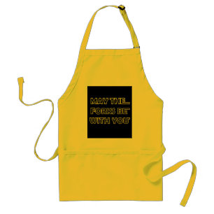 May The Forks Be With You Standard Apron