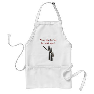 May The Forks Be With You Standard Apron