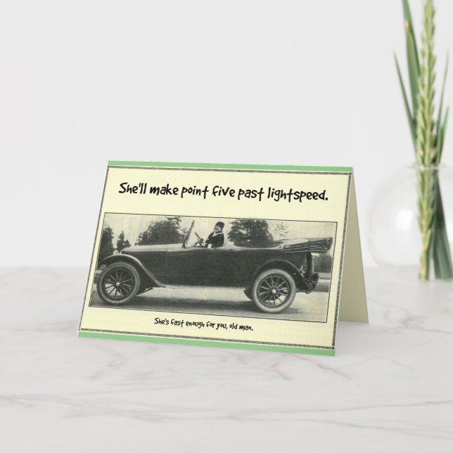 May the Fourth Be With You funny greeting card (Front)