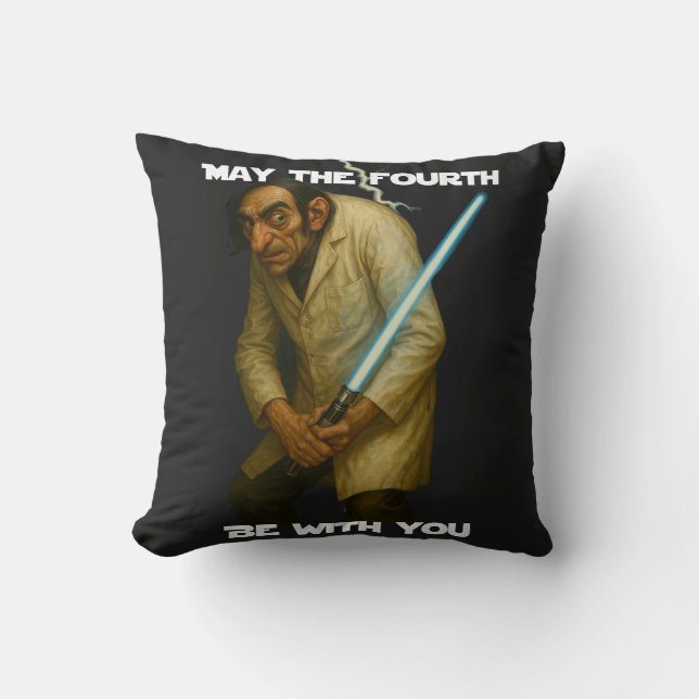 May the Fourth be with you (Math-ter)! Cushion (Front)