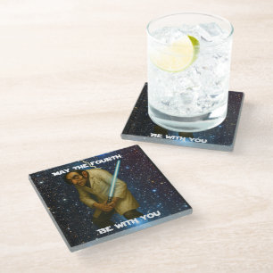 May the Fourth be with you (Math-ter)! Glass Coaster