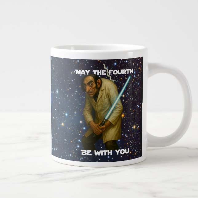 May the Fourth be with you (Math-ter)! Large Coffee Mug (Right)
