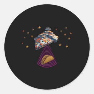 May The Fourth-cinco De Mayo Destroyer Taco Tracto Classic Round Sticker