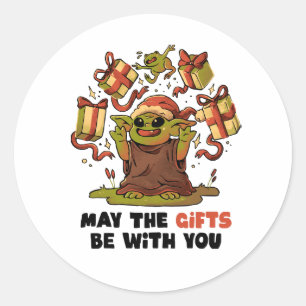 May the Gifts Be With You Classic Round Sticker