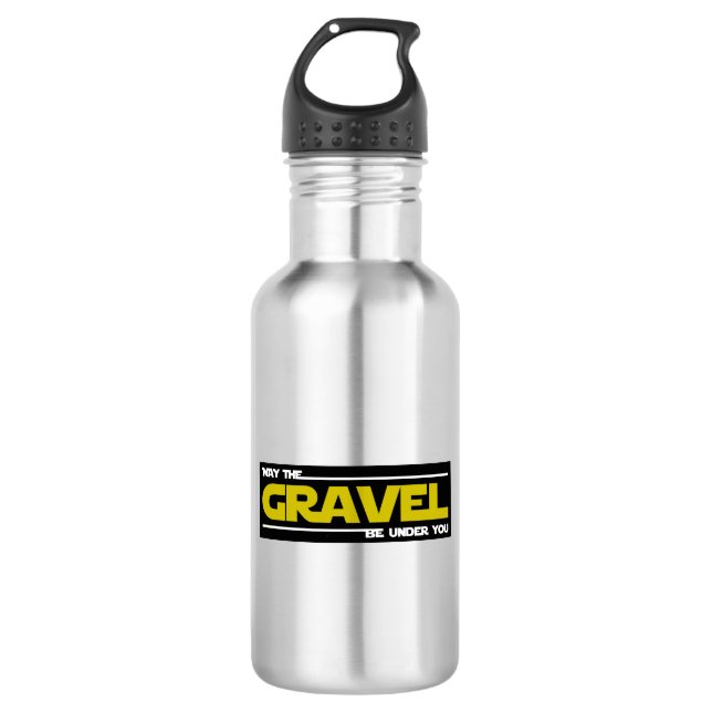 May The Gravel Be Under You 532 Ml Water Bottle (Front)
