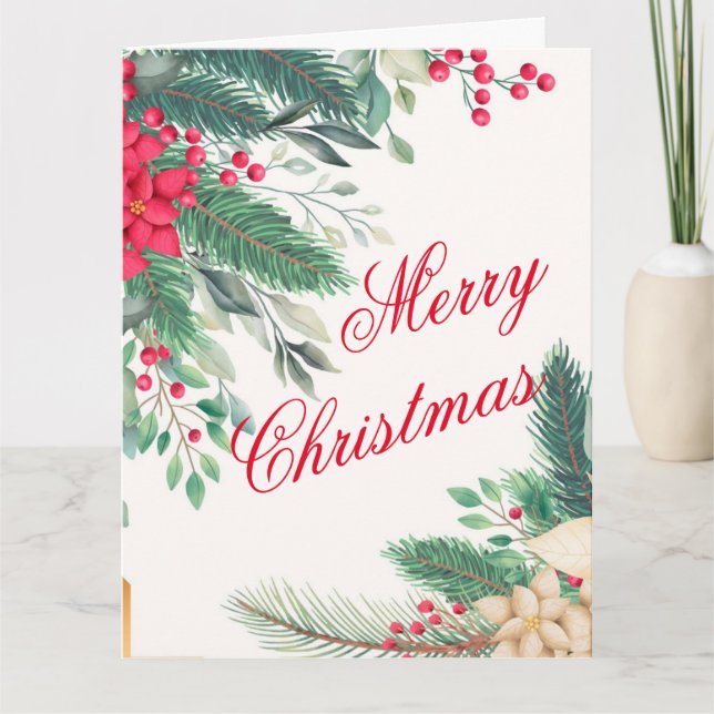 “May the Joy of Jesus” Christmas Greeting Card (Front)