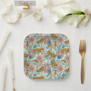 May The Jungle Be With You Paper Plate