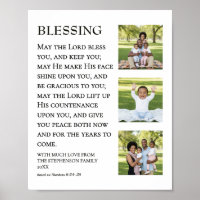 MAY THE LORD BLESS YOU Family Photo Christian