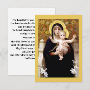 May the Lord bless you prayer card